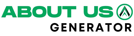 About us Generator Logo